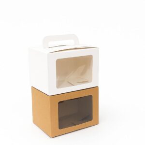 7d6cf8e8-f2d1-4252-ad0f-a91b458c0f04 درزن(12 حبه) بوكس مع نافذة شفافه اماميه متوفر لونين البني و الأبيض