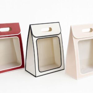 درزن (12 حبه ) أكياس ذو نافذه شفافه بمقاسات مختلفه والوان مختلفه